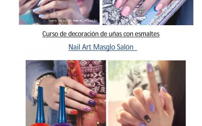 Curso de decoración de uñas con esmaltes Nail Art Masglo Salón en Palma de Mallorca